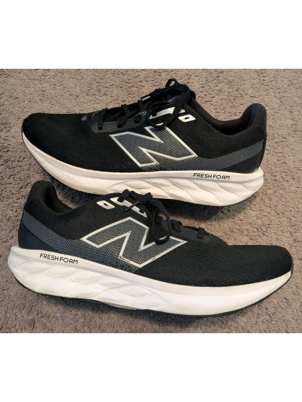 New Balance 520 V9 Running Black / White Shoes M520LK9 Men's 15 2E Wide